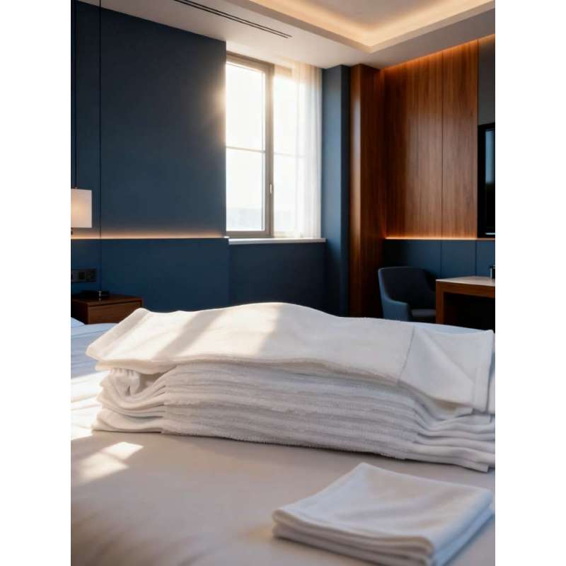 Contenido de un paquete 12 paños higiénicos de color blanco