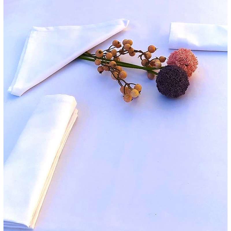 Mantel blanco 120x120